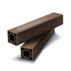 Столб опорный DeckWOOD ДПК 3000x125x125 Коричневый