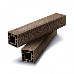 Столб опорный DeckWOOD ДПК 3000x125x125 Венге