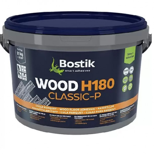 Клей BOSTIK WOOD H180 CLASSIC ms-полимерный клей для паркета 21кг Клей BOSTIK WOOD H180 CLASSIC ms-полимерный клей для паркета 21кг