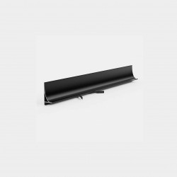 Плинтус щелевой AluminiumPro 13-584 Анодированный черный (2.7м)