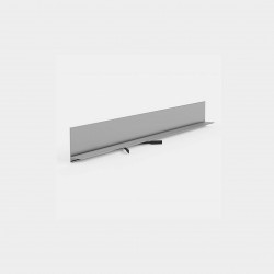 Плинтус щелевой AluminiumPro 13-601Р Mini L Серебро Анодированный (2.7м)